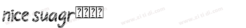 nice suagr字体转换